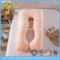 High Quality Good Price Polyester filling Pain Relief U Shaped Pragnancy Pillow